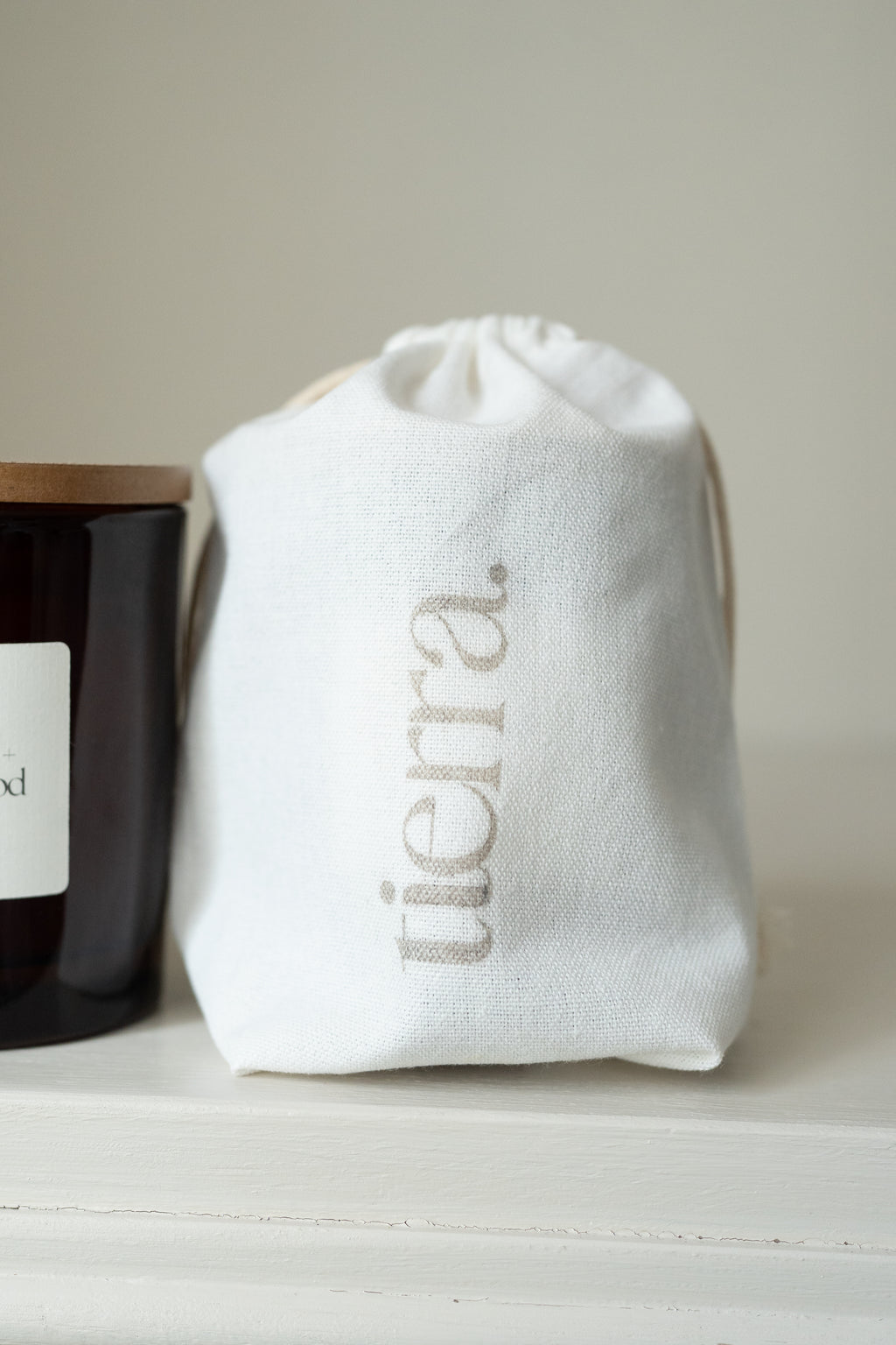 Glass Jar Mandarin + Sandalwood Candle