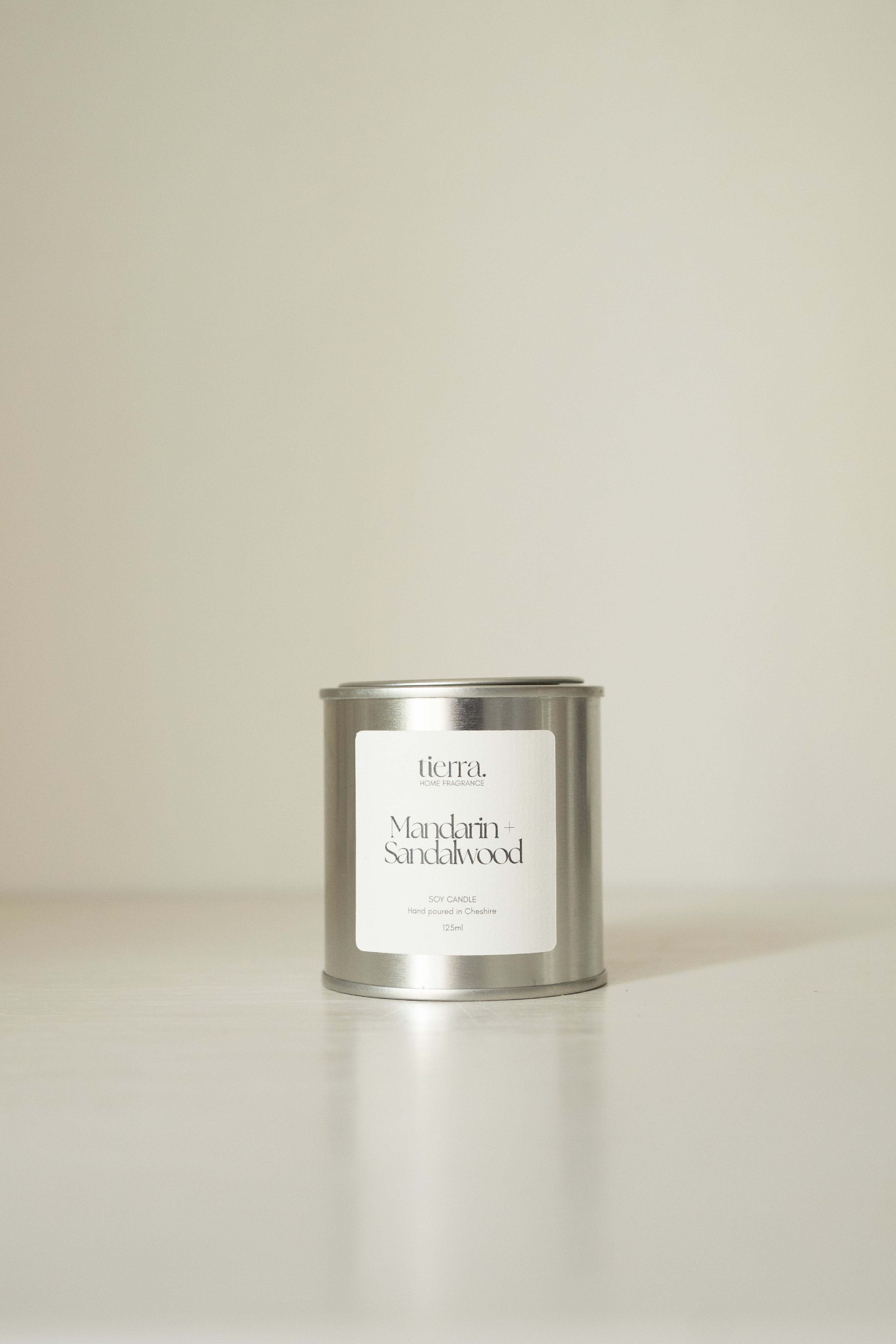 Travel Size Mandarin + Sandalwood Candle
