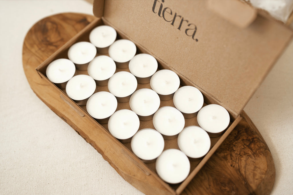 Tonka + Myrrh Scented Soy Tealights