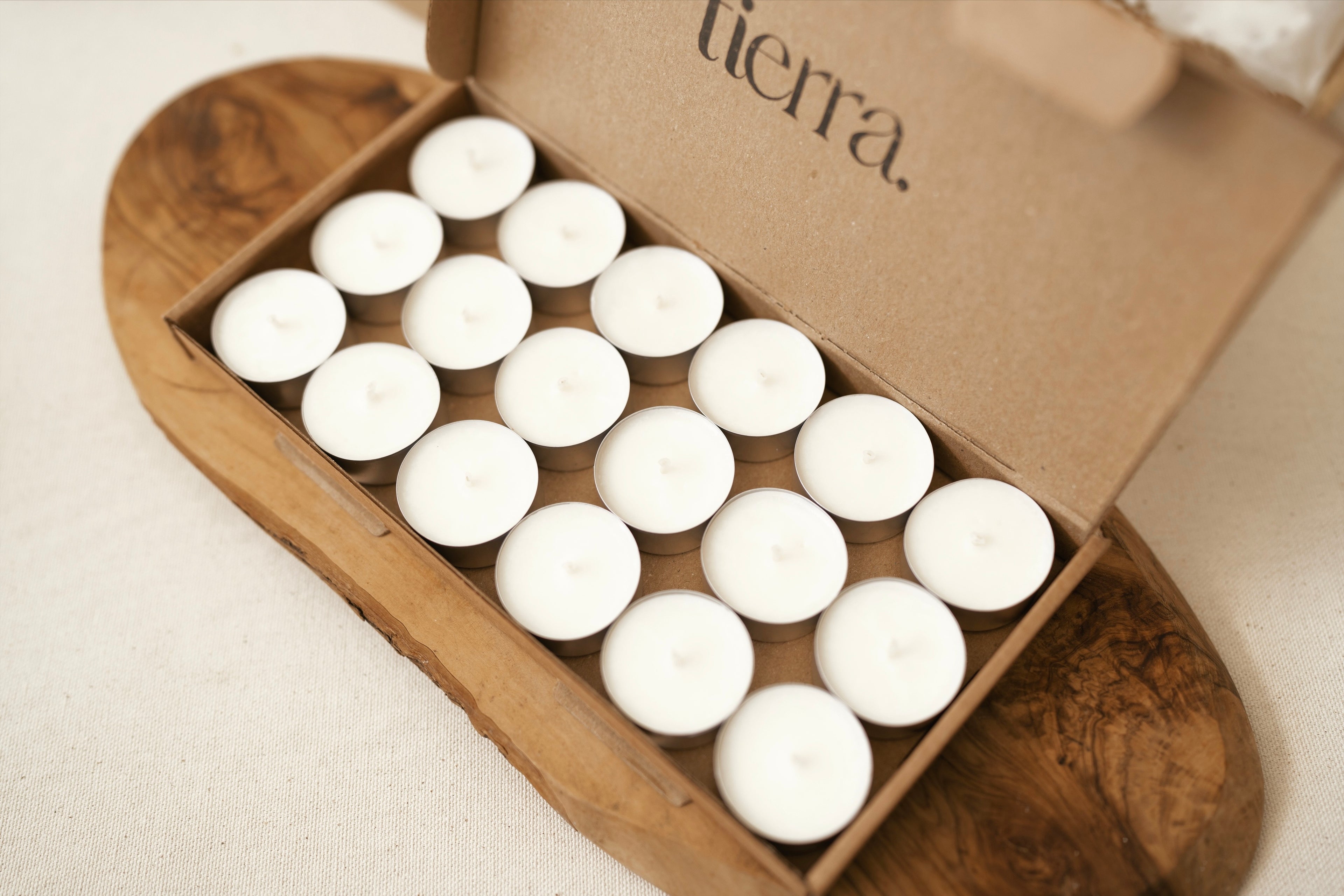 Tonka + Myrrh Scented Soy Tealights