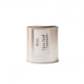 Lime Basil and Mandarin soy wax candle in silber mini tin on white background